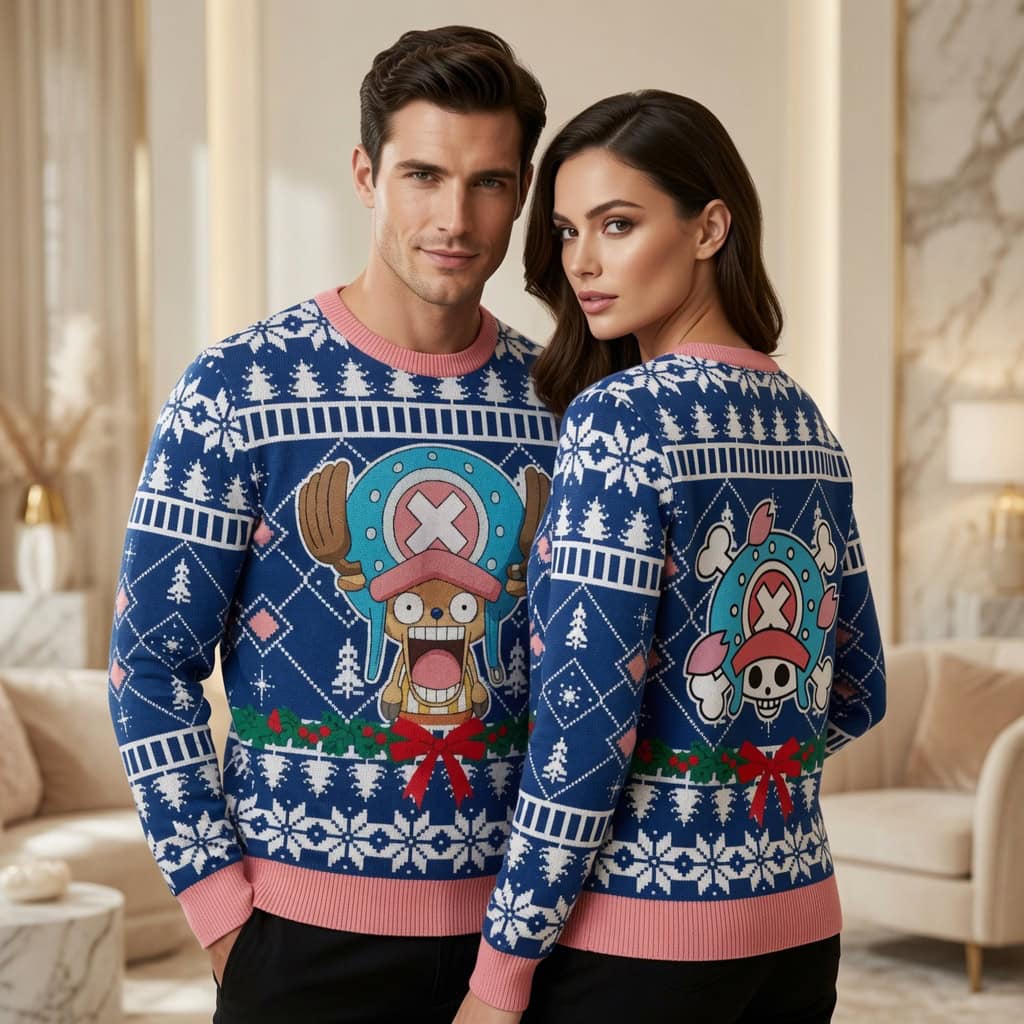 OP Chopper “I’m Not a Tanuki” Christmas Sweater