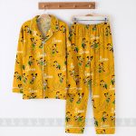 Personalized Pluto Satin Pajamas Set, Kids Sleepwear, ShortLong Styles - Image 2