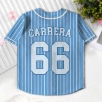 Personalized Sally Carrera Kids and Youth Baseball Jersey, DN Cars Blue Baseball Jersey, Summer Vacation - Image 5