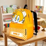 Personalized Tails SN School Backpack, SN Tails School Bag, DN Back to School Gift 4516867177 - Image 3