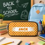 Personalized Tails SN School Backpack, SN Tails School Pencil Bag, DN Back to School Gift 4524477157 - Image 9