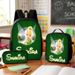 Personalized Tinker Bell Backpack, Custom Name Fairy School Bag, Back To School Gift 4522756160 - Image 2