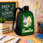 Personalized Tinker Bell Backpack, Custom Name Fairy School Bag, Back To School Gift 4522756160 - Image 9