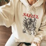 Retro 90s Nazgul Hoodie, Lord Of The Rings,Distressed Ringwraith Middle Earth Tee