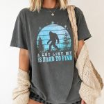 Retro Bigfoot Shirt, A Guy Like Me Is Hard To Find Graphic Tee - Image 4