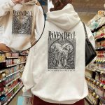Rivendell Hoodie, Lord of the Rings,The Fellowship Shirt, The Shire Distressed, The Hobbits