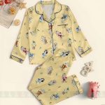 Snow White Seven Dwarfs Satin Pajama Set (Short or Long) - Image 3
