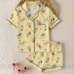 Snow White Seven Dwarfs Satin Pajama Set (Short or Long) - Image 4