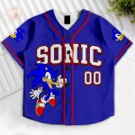 SN Baseball Jersey, Blue Varsity Style, Kids and Adults Summer Vacation - Image 4