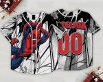 Spider-Man Baseball Jersey, Kids Youth Adult Varsity Summer Vacation