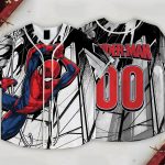 Spider-Man Baseball Jersey, Kids Youth Adult Varsity Summer Vacation