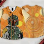 Star Wars The Madalorian Kids and Youth Baseball Jersey, Aldult Unisex Varsity Baseball Jersey, Summer Vacation