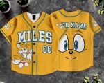Tails Miles Baseball Jersey, SN Character Summer Vacation Apparel