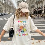 Teacher Comfort Colors Shirt Happy To See Your Face, Back to School Gift - Image 4