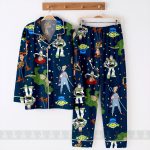 Toy Story Buzz Woody Unisex Satin Pajamas, DN Toy Story Pajamas, Long Sleeve And Short Styles - Image 4