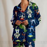 Toy Story Buzz Woody Unisex Satin Pajamas, DN Toy Story Pajamas, Long Sleeve And Short Styles - Image 7