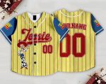 Toy Story Jessie Baseball Jersey, Kids Youth Adult Varsity Summer Vacation