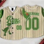 Toy Story Rex Baseball Jersey, Kids Youth Adult Varsity Summer Vacation