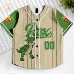 Toy Story Rex Baseball Jersey, Kids Youth Adult Varsity Summer Vacation - Image 5