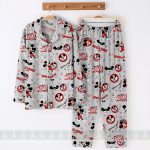 Vintage 1955 Mouse Club Family Pajamas, Grey Classic Mouse Matching PJs, Matching Family Set - Image 7