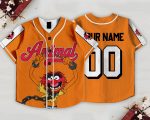 Vintage Animal Baseball Jersey, Retro Muppets Baseball Jersey, Summer Vacation - Image 2