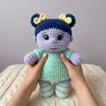 Crochet Pattern Cute Doll Amigurumi, Kawaii Crochet Girl Doll Tutorial, Handmade Plush Toy Pattern, DIY Doll Making, Digital Download PDF - Image 2