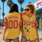Woody Toy Story Baseball Jersey, Kids Youth Adult Summer Vacation - Image 3