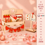 Valentine's day beach sign laser cut file digital download instant download SVG DXF PDF PNG EPS CDR - Image 18