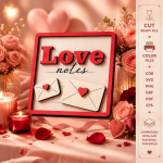 Valentine's day beach sign laser cut file digital download instant download SVG DXF PDF PNG EPS CDR - Image 8
