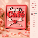 Valentine's day beach sign laser cut file digital download instant download SVG DXF PDF PNG EPS CDR - Image 11