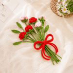 Mini Rose Crochet Pattern PDF, Realistic Crochet Rose Bouquet Pattern, Tiny Rose Flower Tutorial, Digital Download - Image 4