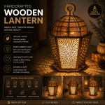 Wooden Porch Lantern Laser Cut Files | Outdoor Decorative LED Lantern SVG DXF AI EPS PDF | DIY Garden Lantern | Instant Digital Download - Image 2
