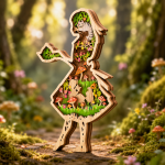 Alice SVG 3D Layered Laser Cut File, 6 Layer Wonderland, Glowforge Multilayer Plywood - Image 3