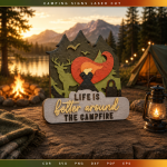 Camping Sign Bundle SVG - Image 10
