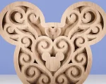 Mouse Mandala, 3D Mouse SVG, Laser Cut File, Glowforge, Digital Download - Image 4