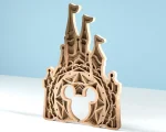 Magic Castle SVG, 3D Layered, Laser Cut File, 5 Layer Mouse Kingdom, Glowforge Multilayer - Image 3
