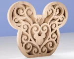 Mouse Mandala, 3D Mouse SVG, Laser Cut File, Glowforge, Digital Download - Image 3