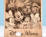 3D Layered Mouse And Friends SVG Laser Cut File, 7 Layer Cartoon Mouse - Image 4