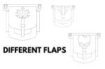 Leather Biker Hip Bag Pattern Set: PDF & DXF Template - Image 4