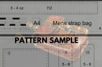 Leather Hip Bag Pattern: PDF & DXF Template - Image 7