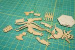 Leather Triceratops Pattern: PDF & DXF Template - Image 9