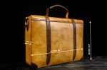 Leather Laptop Bag Pattern: Briefcase PDF & DXF Template - Image 3