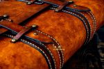 Oldschool Leather Briefcase Pattern: Shoulder Bag PDF Template (DXF) - Image 5