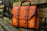 Oldschool Leather Briefcase Pattern: Shoulder Bag PDF Template (DXF) - Image 3