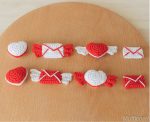 Crochet keychain pattern, Small crochet heart pattern for keychain, Crochet envelope with wings pdf tutorial - Image 7