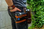 PDF & DXF Leather Driller Holster - Magnetic Wristband Leather Pattern - Leather Pdf Template - Eletric Scredriver Holster Pattern - Image 2