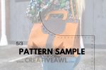 Leather Katie Bag Pattern: PDF & DXF Template - Image 8