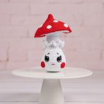 Crochet mushroom pattern as crochet gift for girl, Kawaii amigurumi food pattern for kids pretend play, Kawaii crochet play food pattern - Image 3