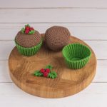 Crochet patterns Christmas cupcake, Crochet cupcake pattern, Christmas crochet patterns, Crochet food pattern, Amigurumi food pattern - Image 3