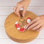 Crochet keychain pattern, Small crochet heart pattern for keychain, Crochet envelope with wings pdf tutorial - Image 5